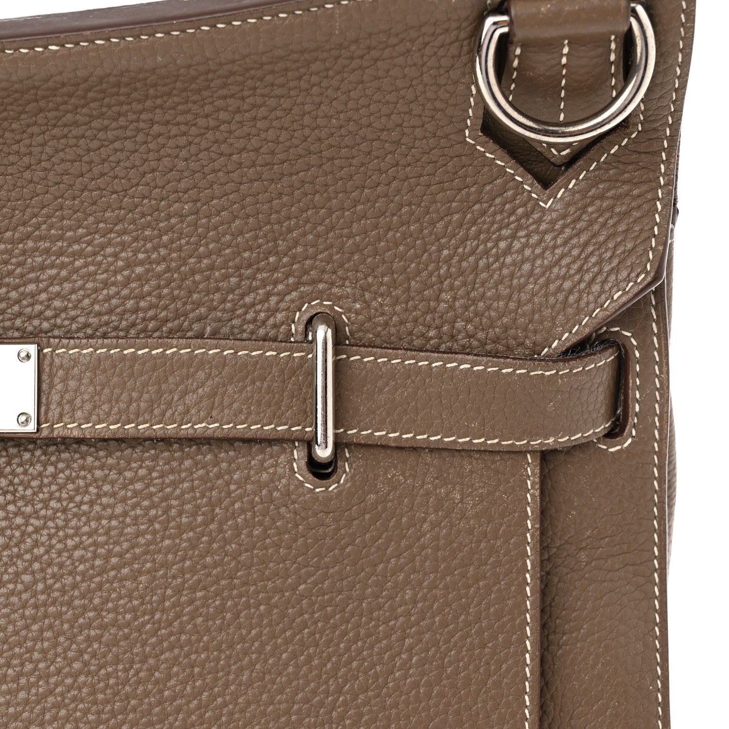 Hermes Taurillon Clemence Jypsiere 37 Etoupe 14 of 21