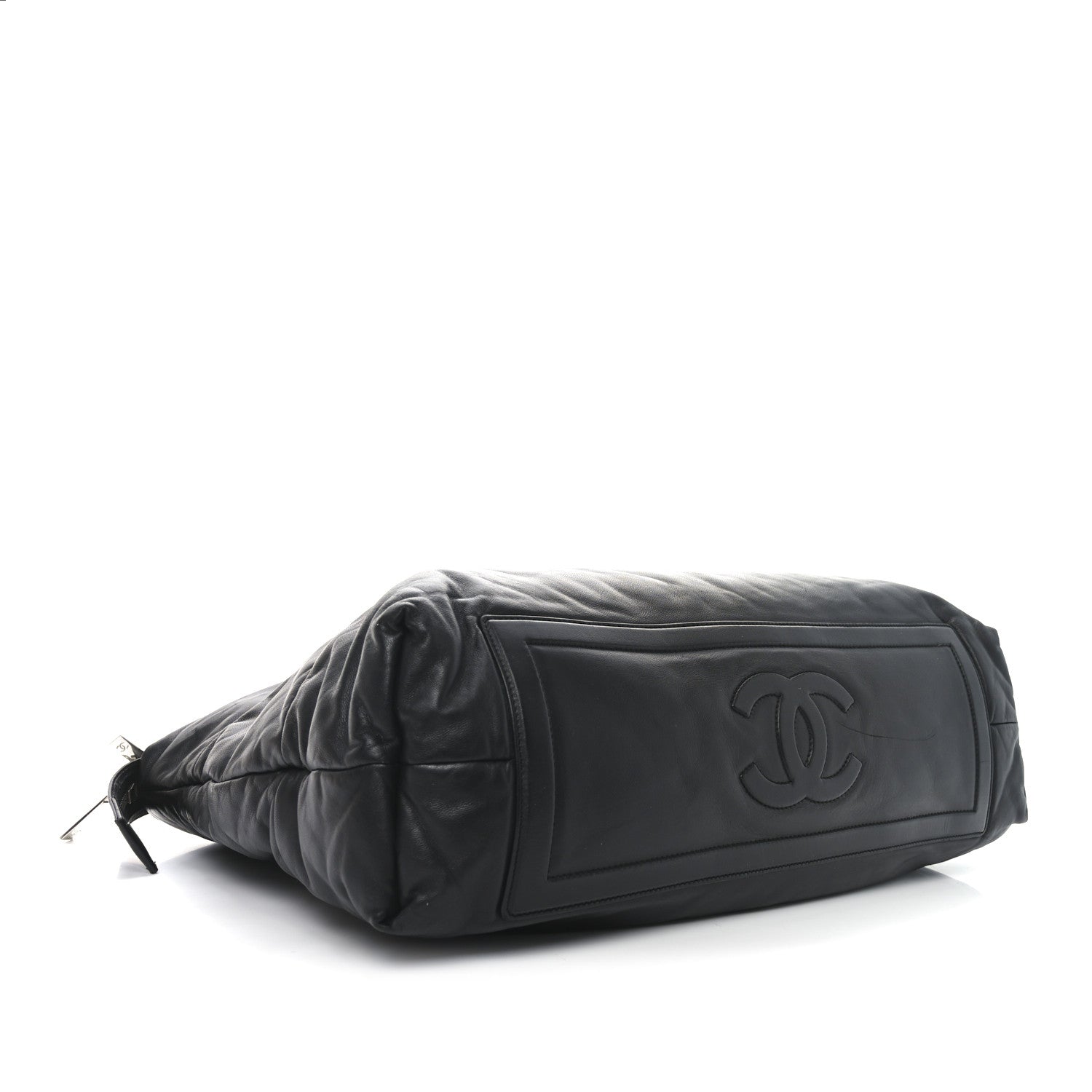 Chanel Lambskin Quilted Medium Coco Cocoon Reversible Tote Black 4 of 10