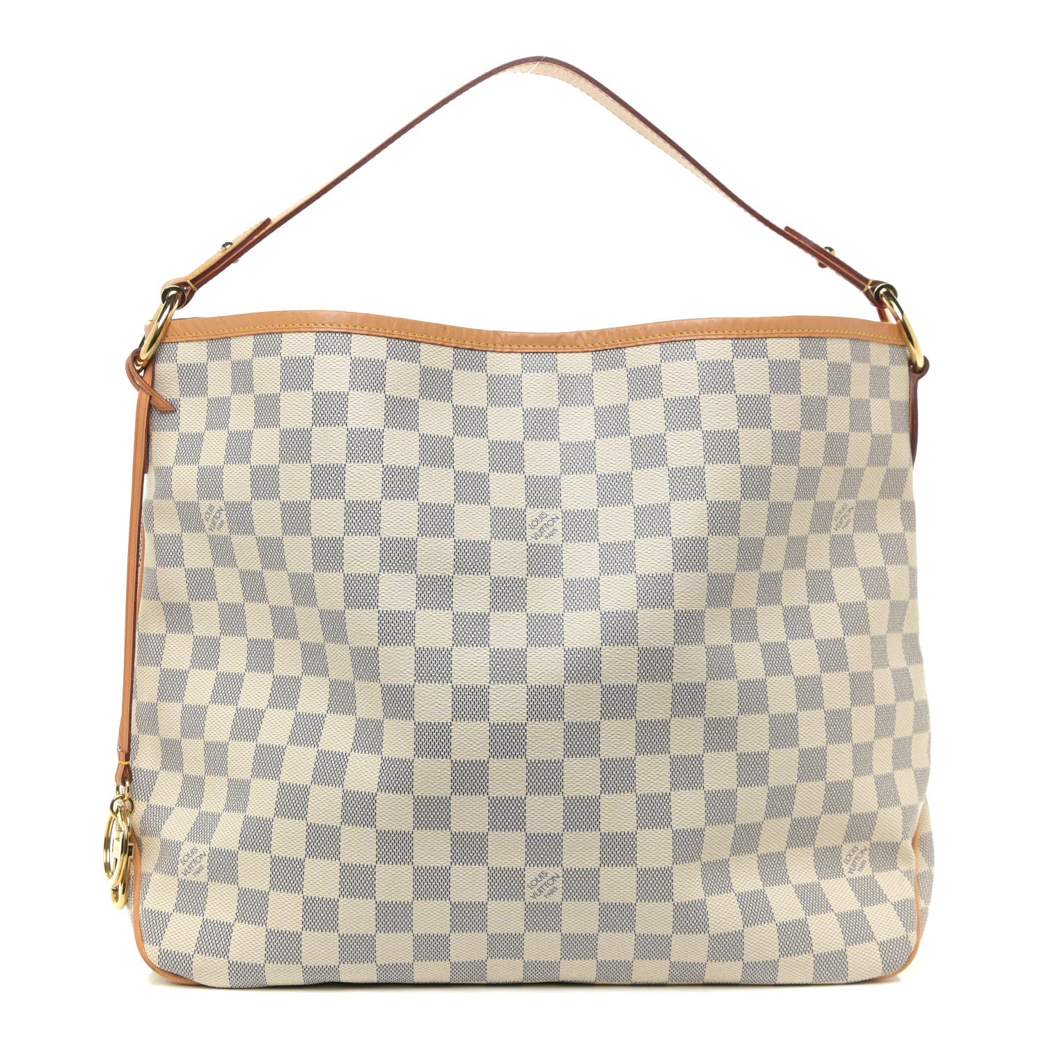 Louis Vuitton Damier Azur Delightful MM Pink 1 of 12