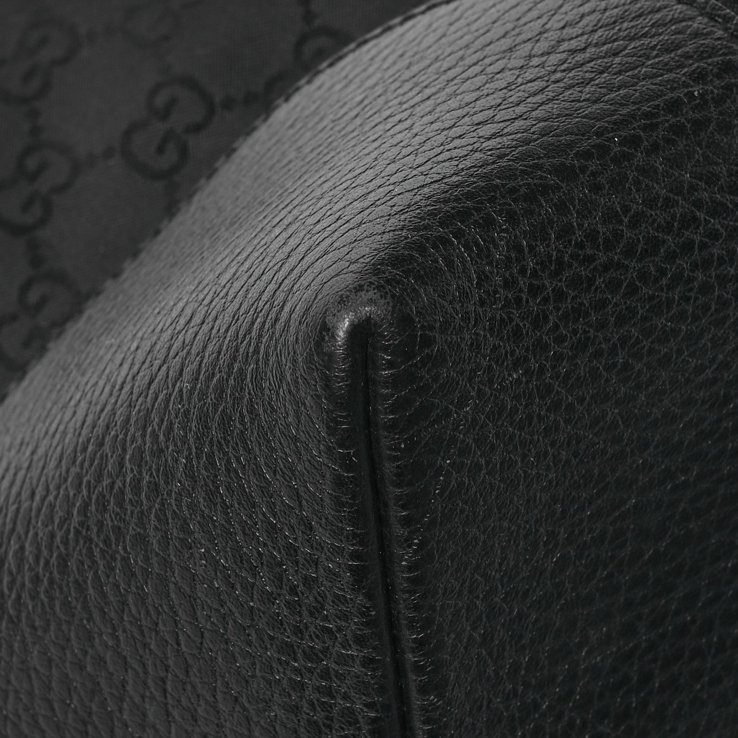 Gucci Nylon Monogram Medium Handle Vertical Tote Black 11 of 15