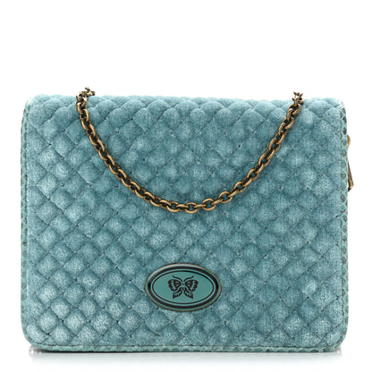 Bottega Veneta Velvet Ayers Intrecciato Butterfly Chain Wallet Linoleum 1 of 11