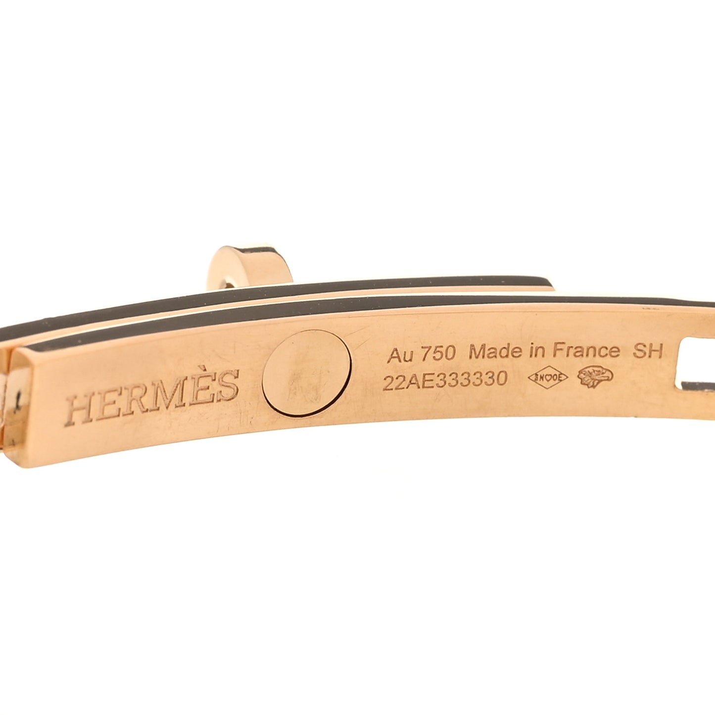 18K Yellow Gold Diamond PM Kelly Chaine Bracelet SH