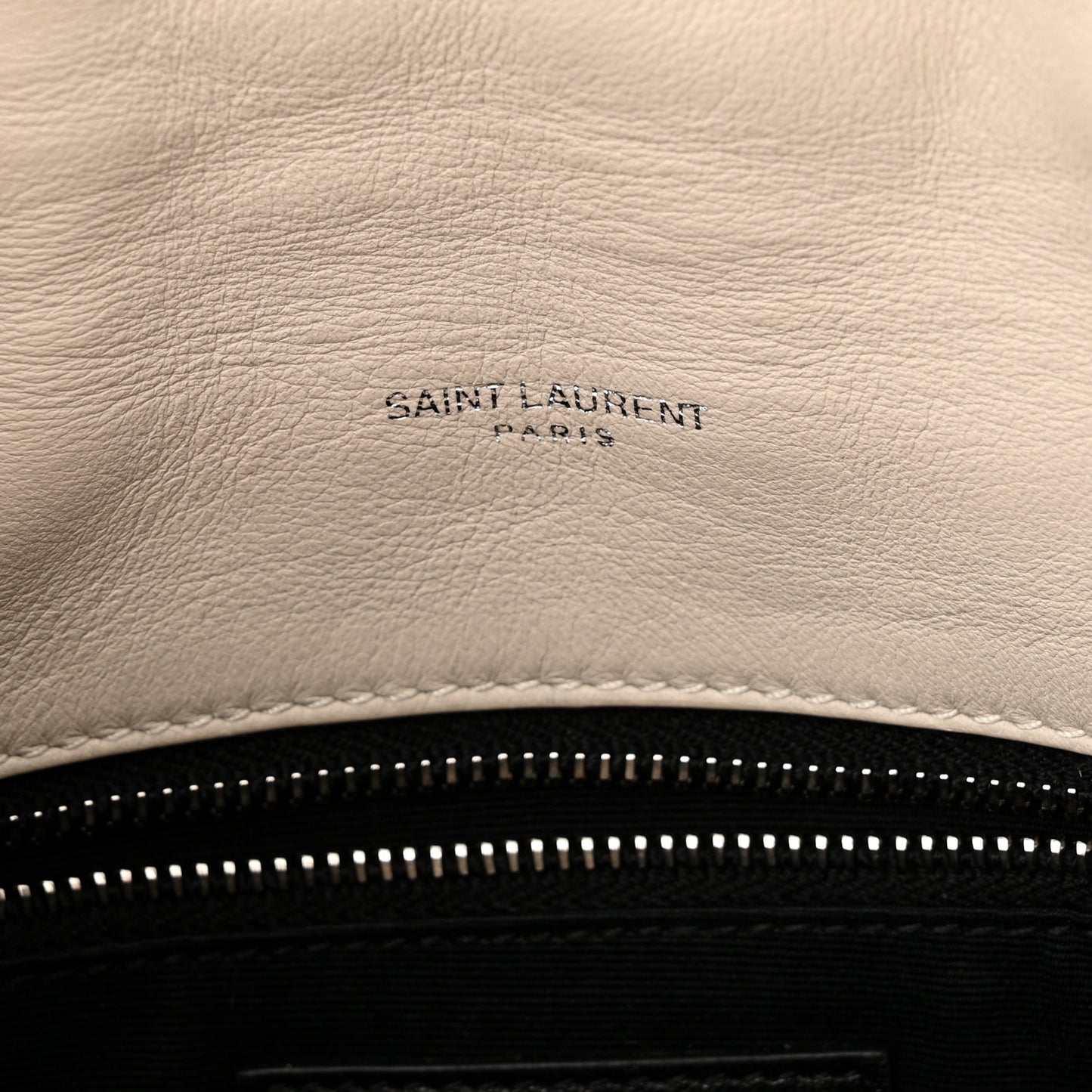 Lambskin Quilted Toy Loulou Puffer Monogram Chain Satchel Blanc Vintage