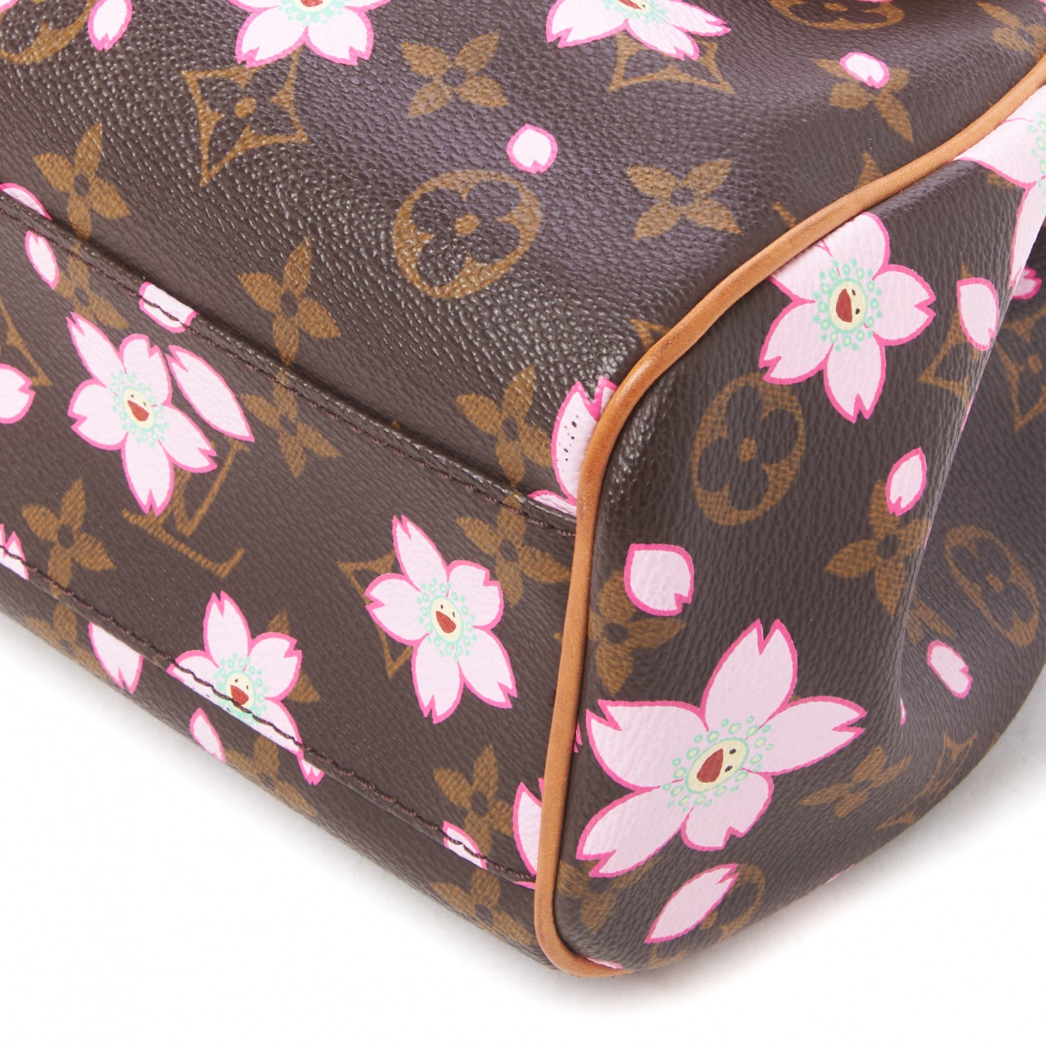 Louis Vuitton Monogram Cherry Blossom Sac Retro Bag Brown 7 of 8