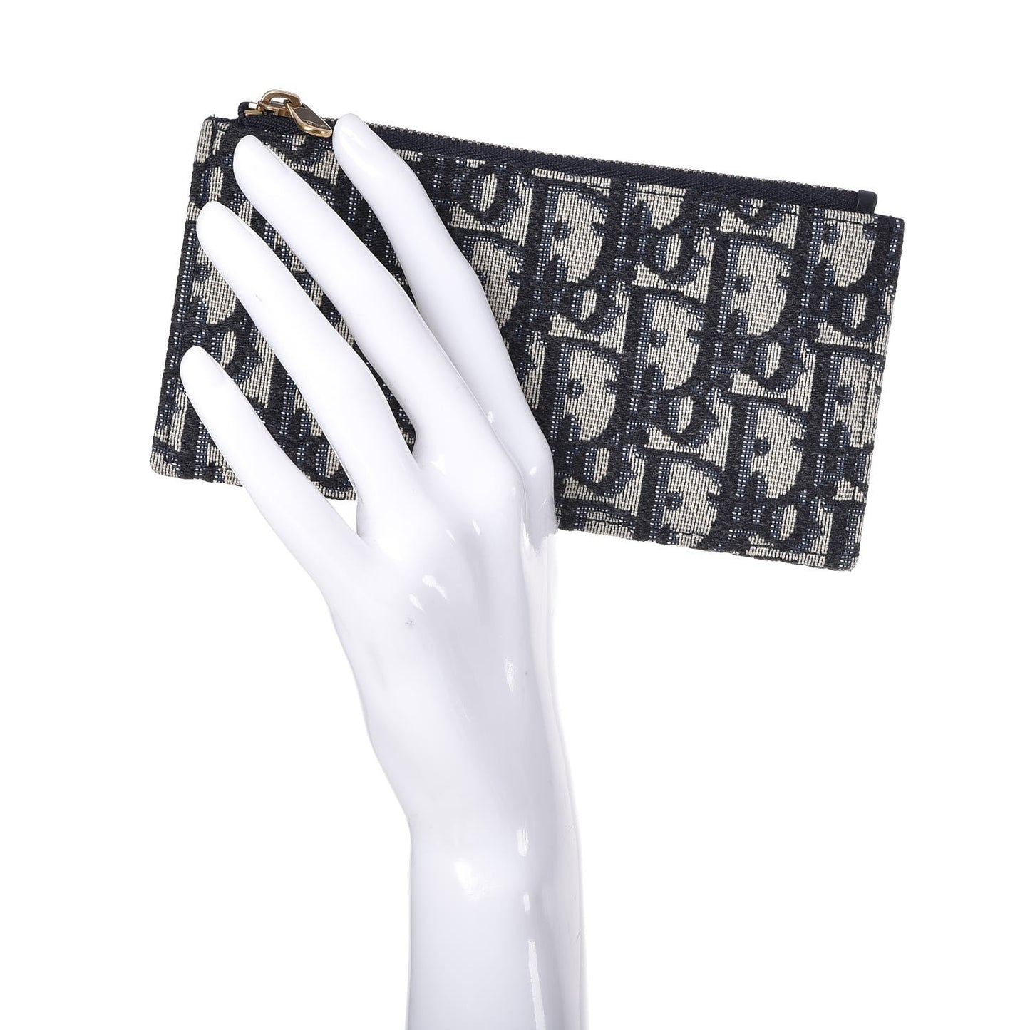 Oblique Dior Pouch Navy Blue