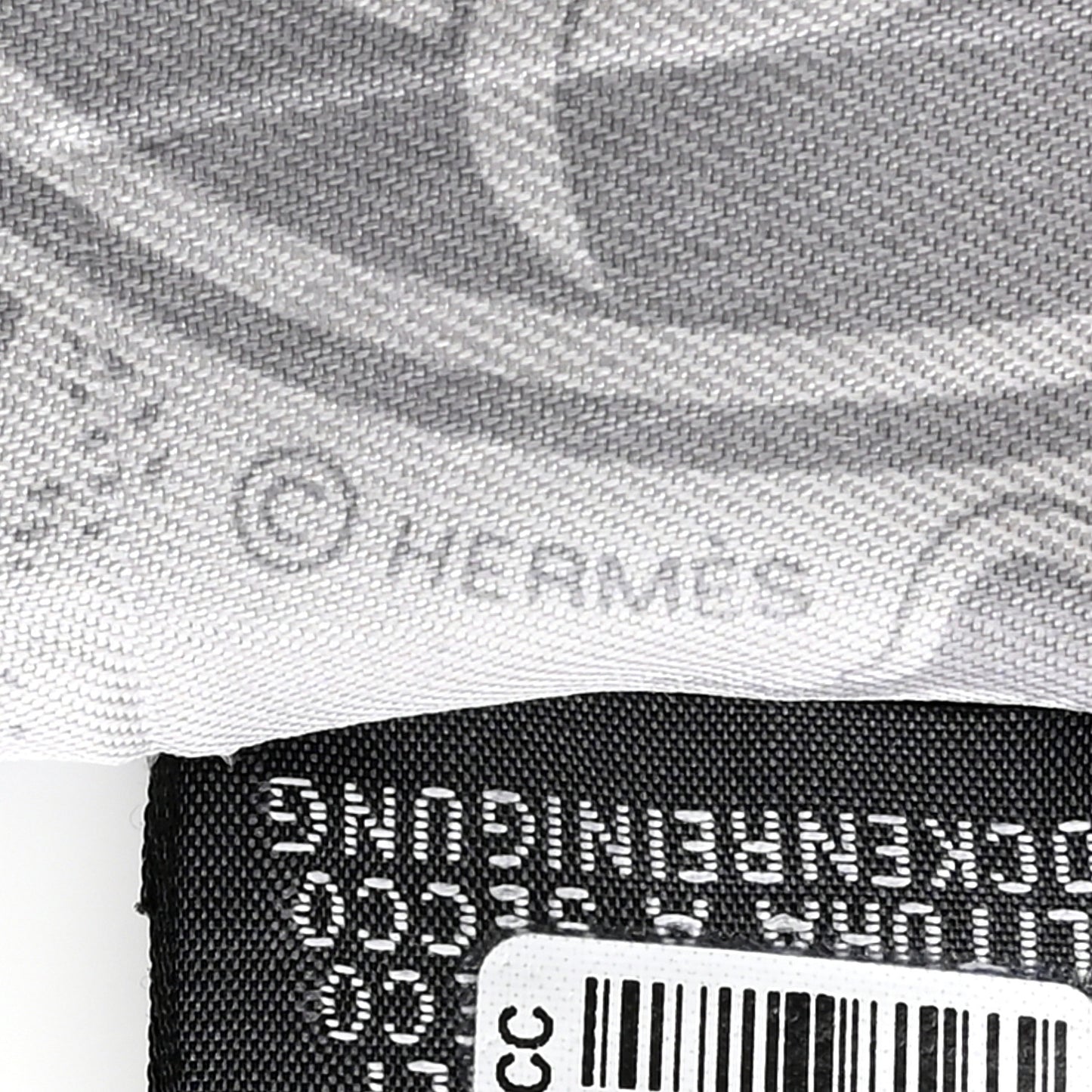 Gray Hermes Scarf