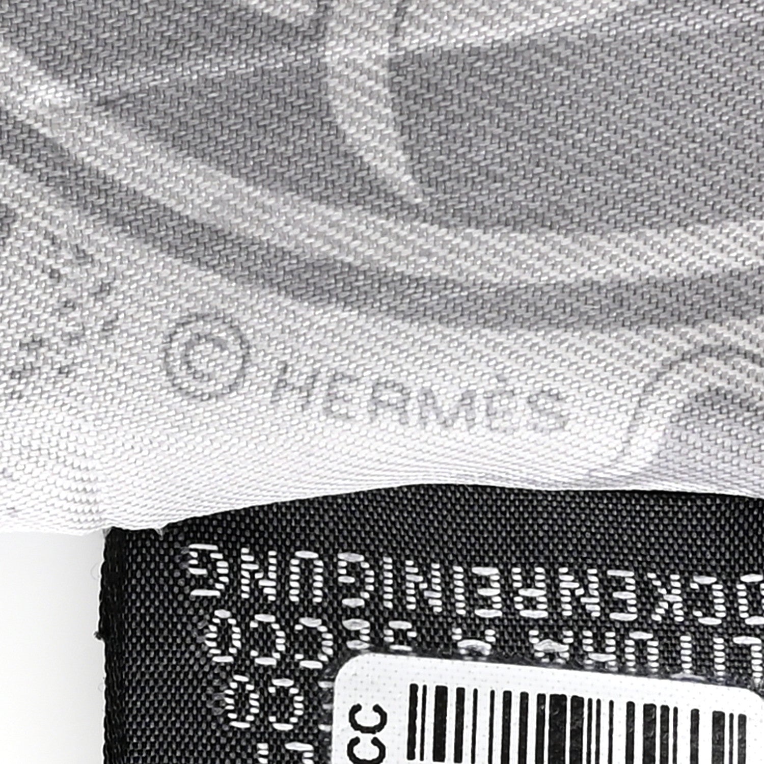 Hermes Gray Hermes Scarf 4 of 5