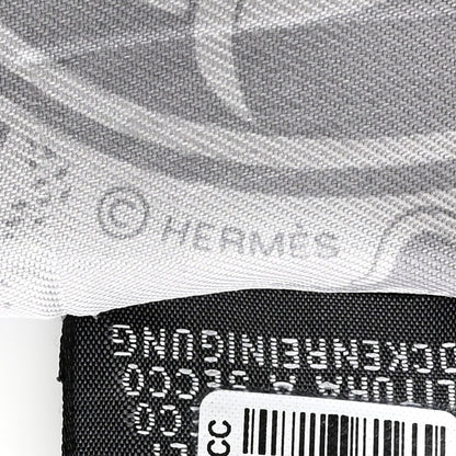 Hermes Gray Hermes Scarf 4 of 5