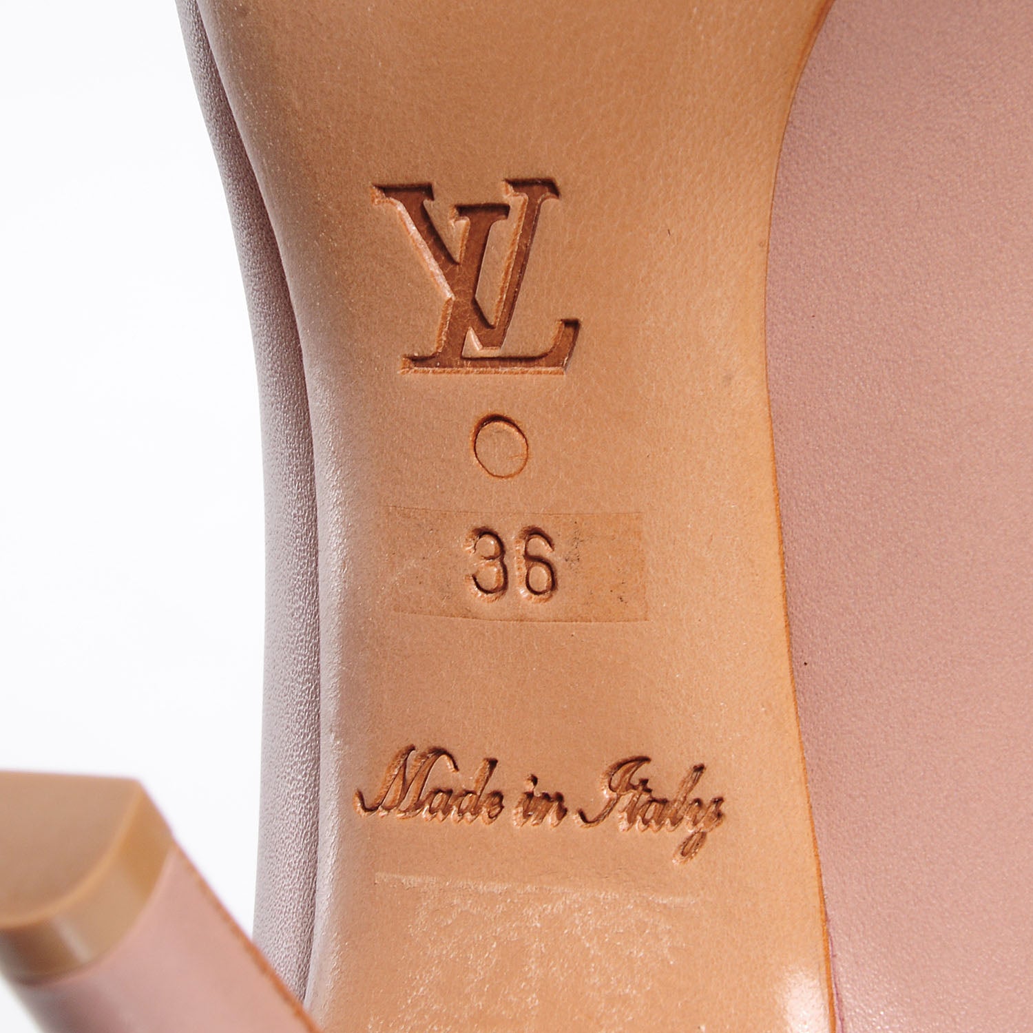 Louis Vuitton Smooth Calfskin Oh Really Pumps 36 Beige Rose 6 of 7
