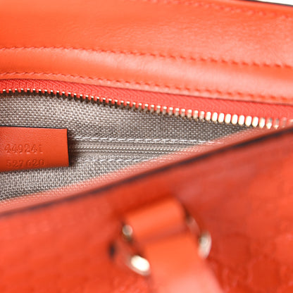 Gucci Microguccissima Small Bree Tote Sun Orange 9 of 10