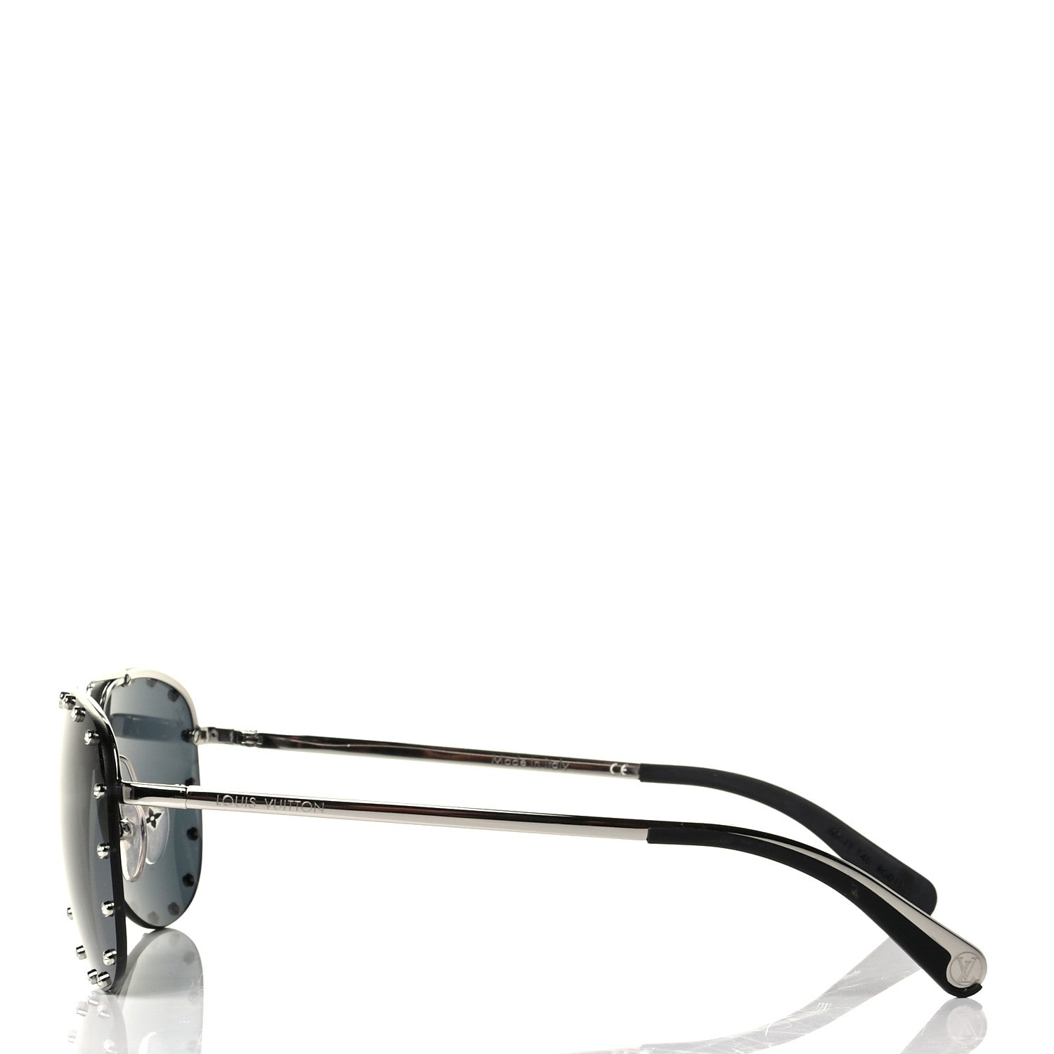 Louis Vuitton The Party Aviator Sunglasses Z0995E Black 3 of 5