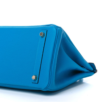 Hermes Togo Birkin 30 Bleu Zanzibar 10 of 10