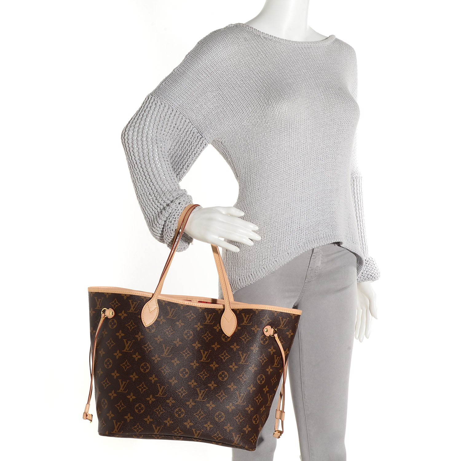Louis Vuitton Monogram Neo Neverfull MM Cherry 2 of 11