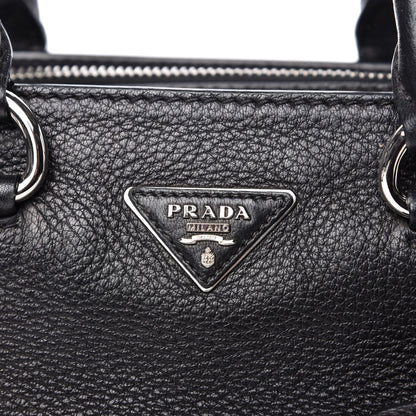 Prada Vitello Daino Shopping Tote Nero Black 10 of 10
