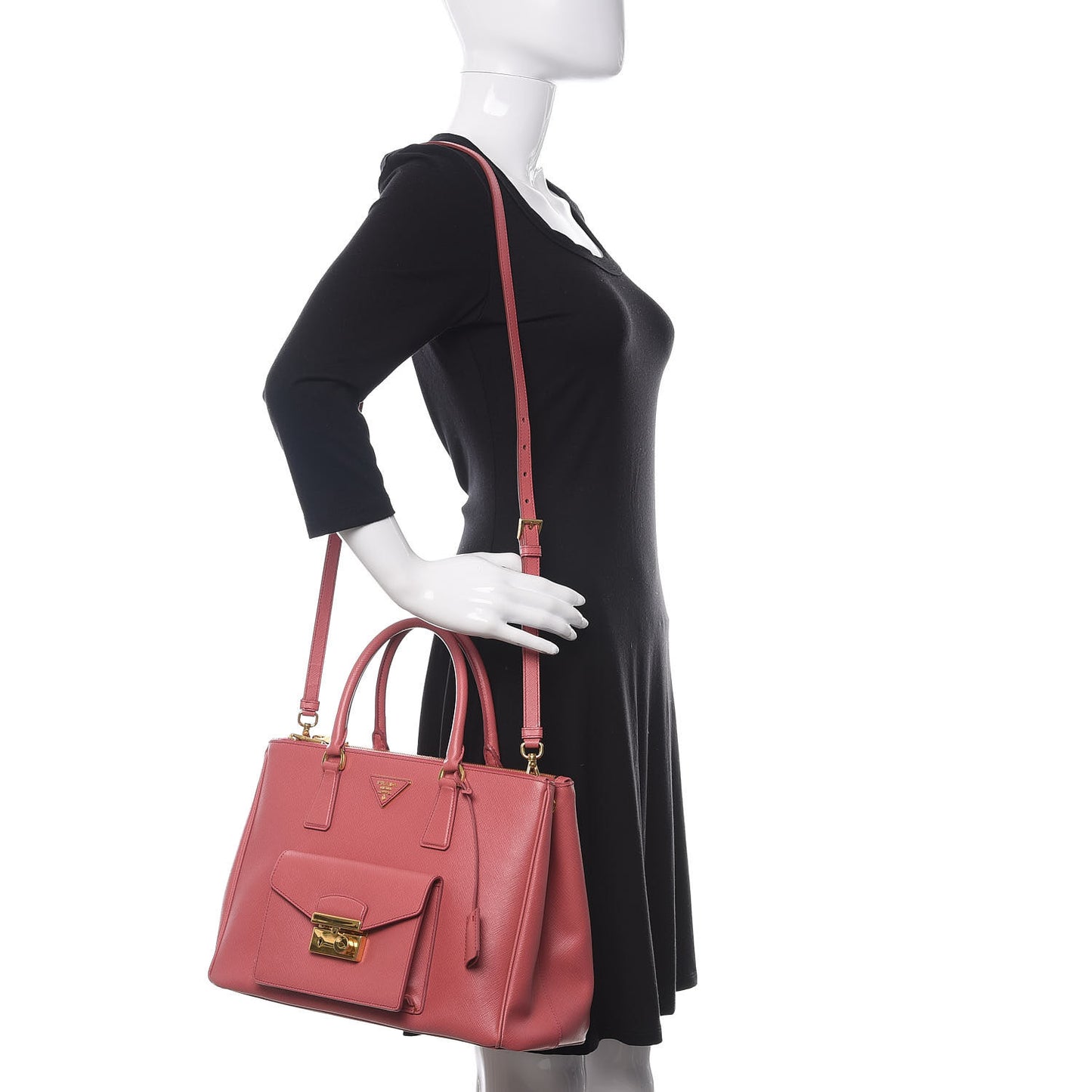 Saffiano Lux Galleria Front Pocket Tote Tamaris