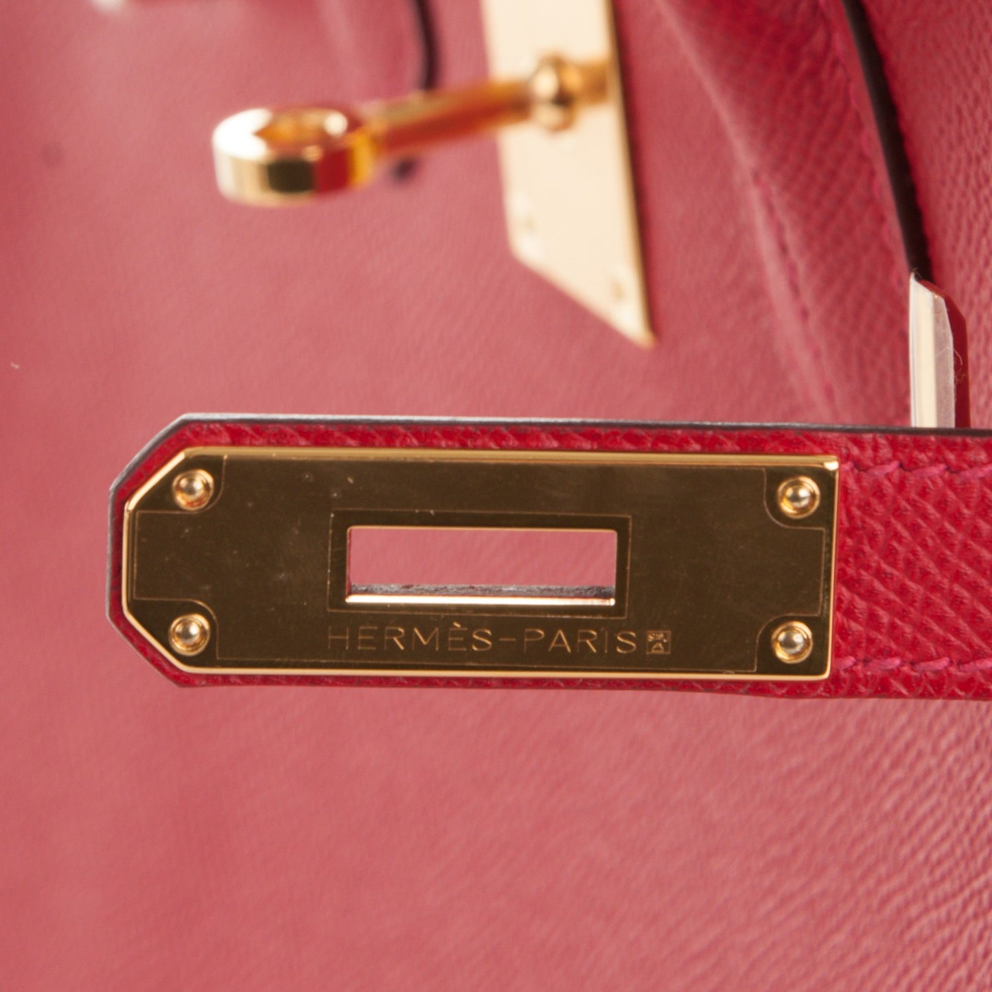 Epsom Birkin 30 Rouge Casaque