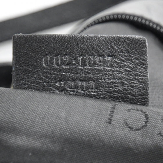 Monogram Large Bucket Tote Black