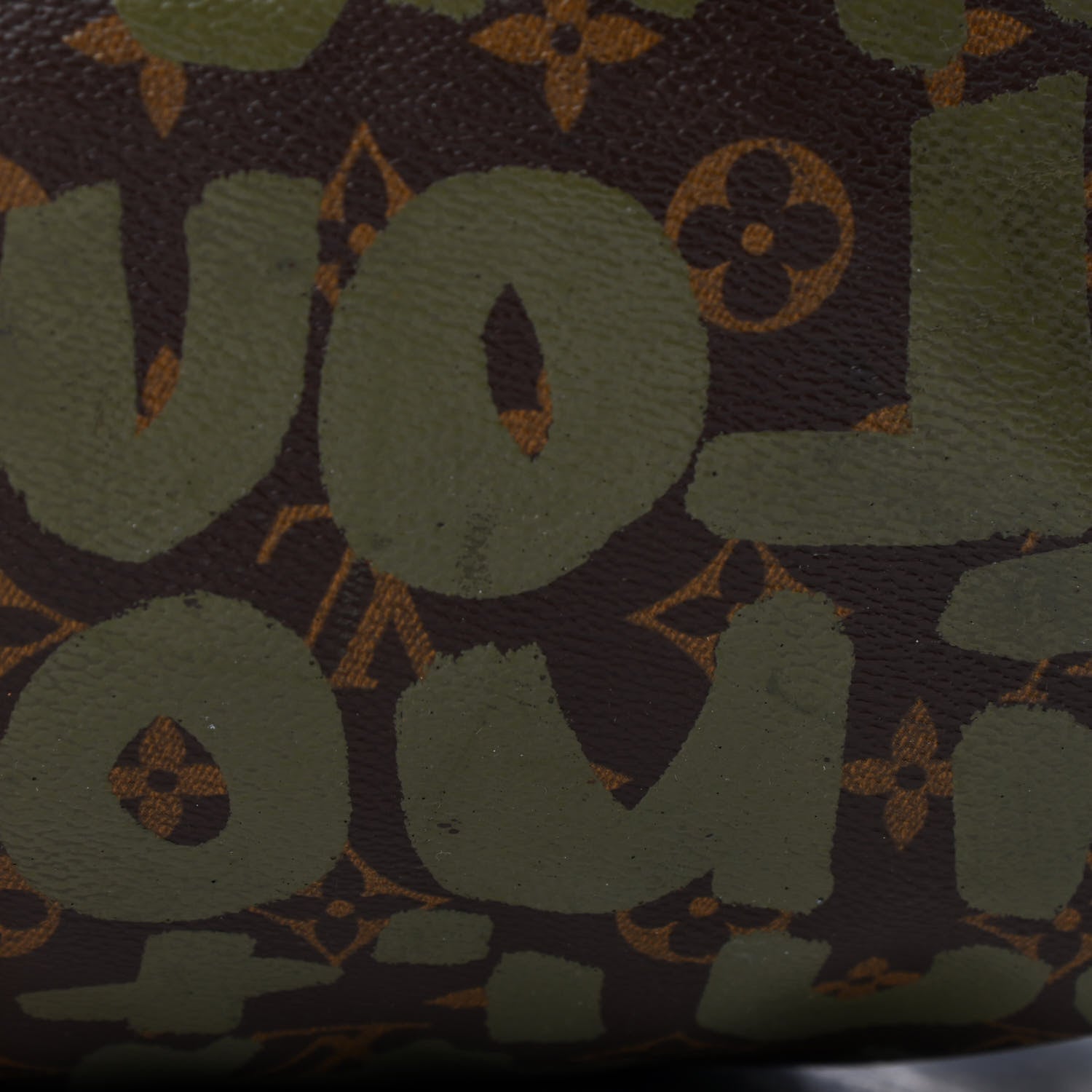 Louis Vuitton Graffiti Keepall 50 Kaki 5 of 9
