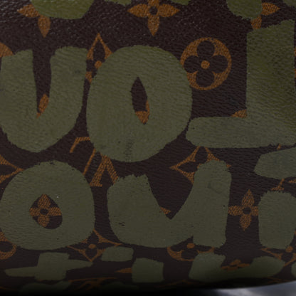 Louis Vuitton Graffiti Keepall 50 Kaki 5 of 9