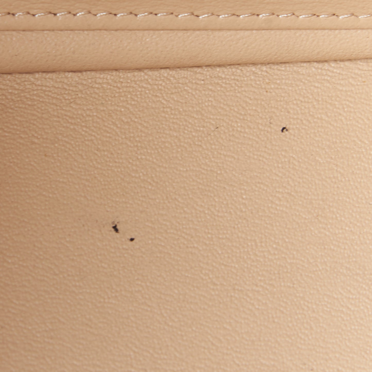 Caviar Quilted Jumbo Single Flap Beige Clair