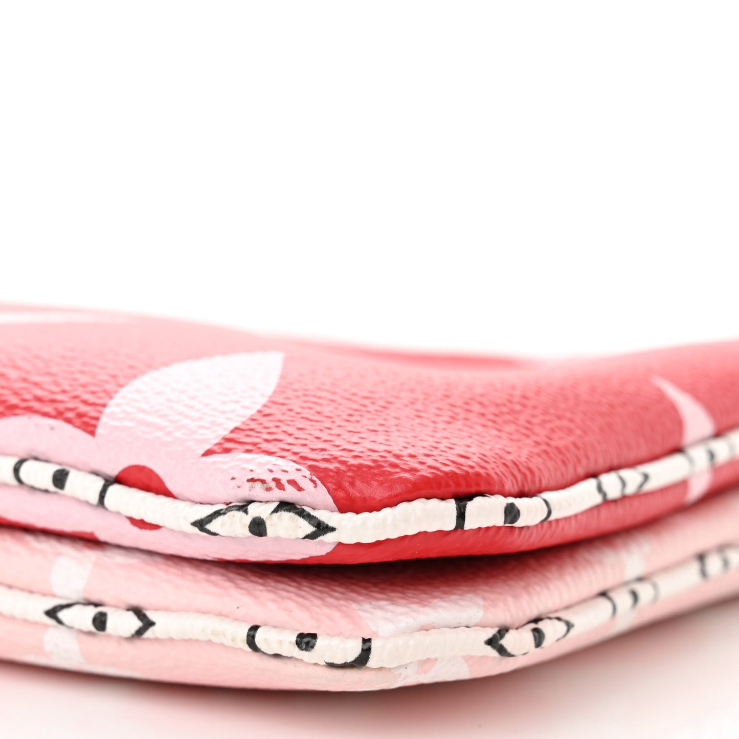 Monogram Giant Double Zip Pochette Rouge