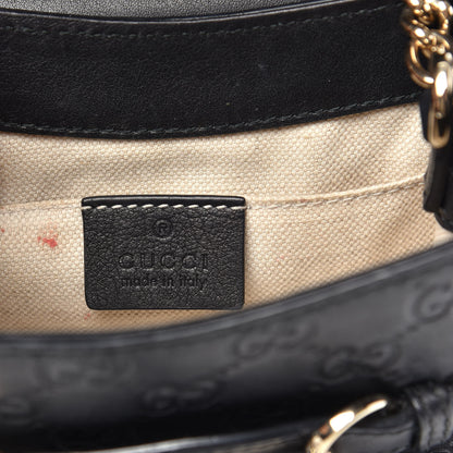 Gucci Guccissima Mini Emily Shoulder Bag Black 6 of 13