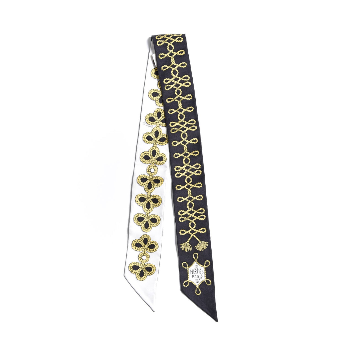 Silk Galons Et Brandebourg Twilly Black Gold White