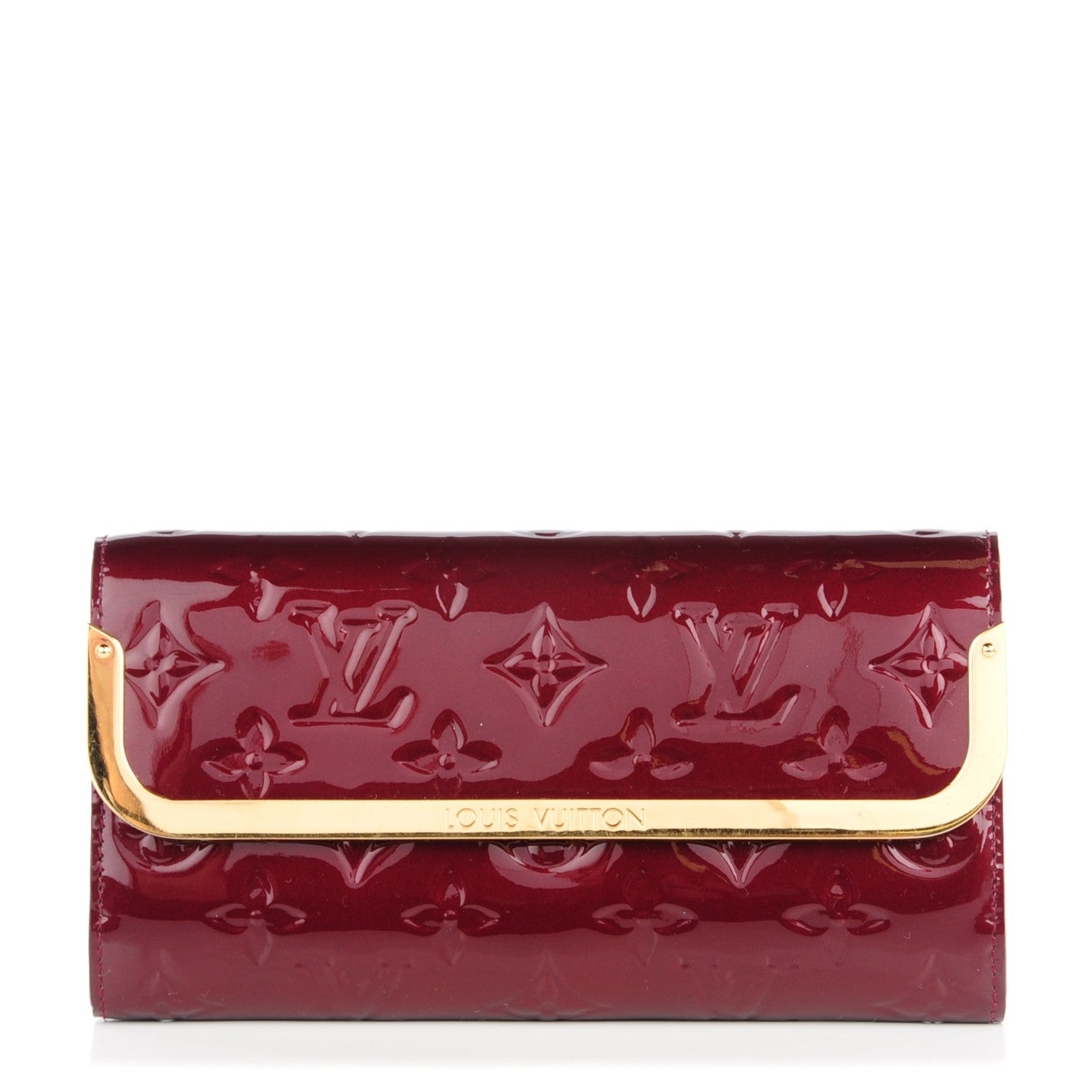 Louis Vuitton Vernis Rossmore Wallet Rouge Fauviste 1 of 7