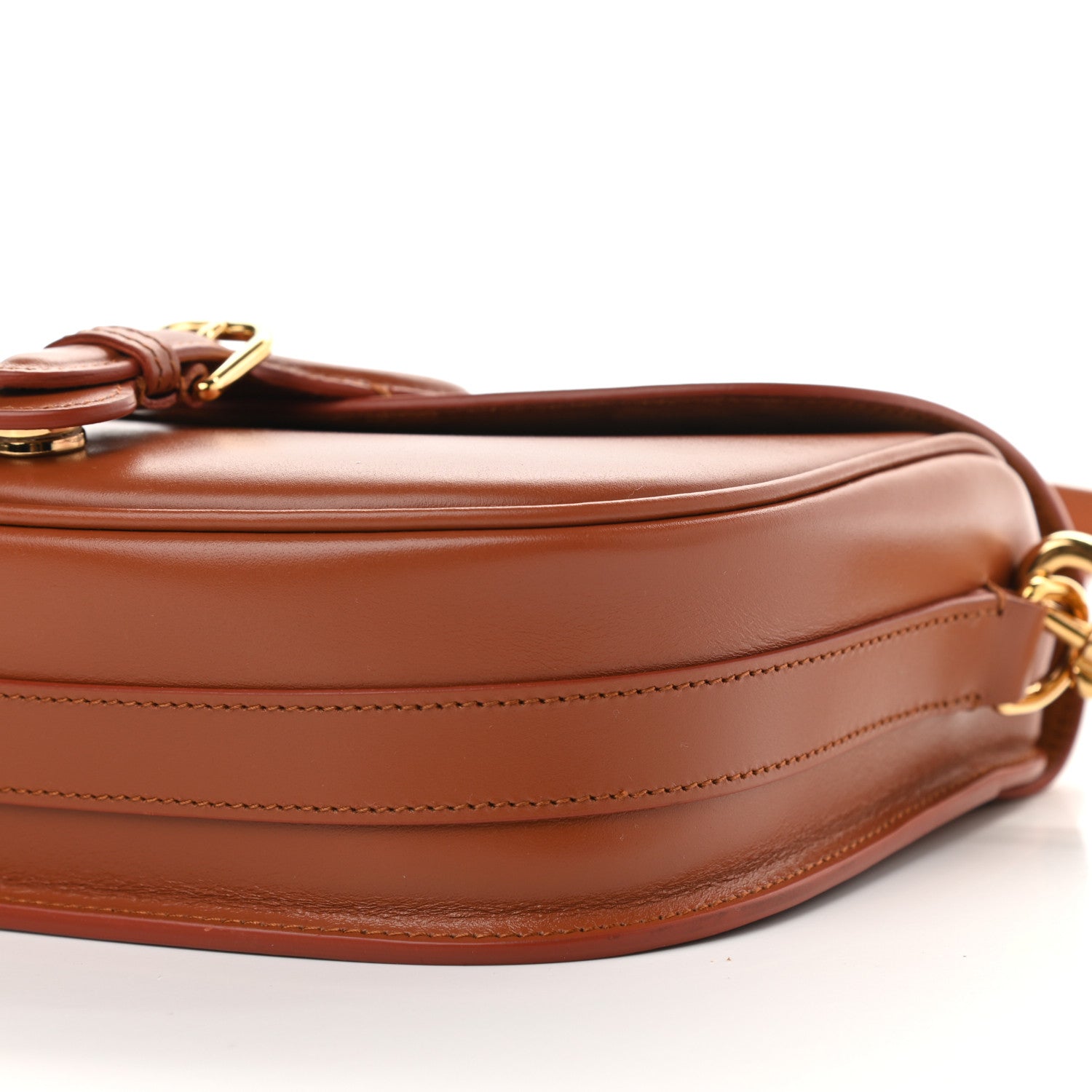 Christian Dior Box Calfskin Medium Bobby Flap Dark Tan 9 of 9
