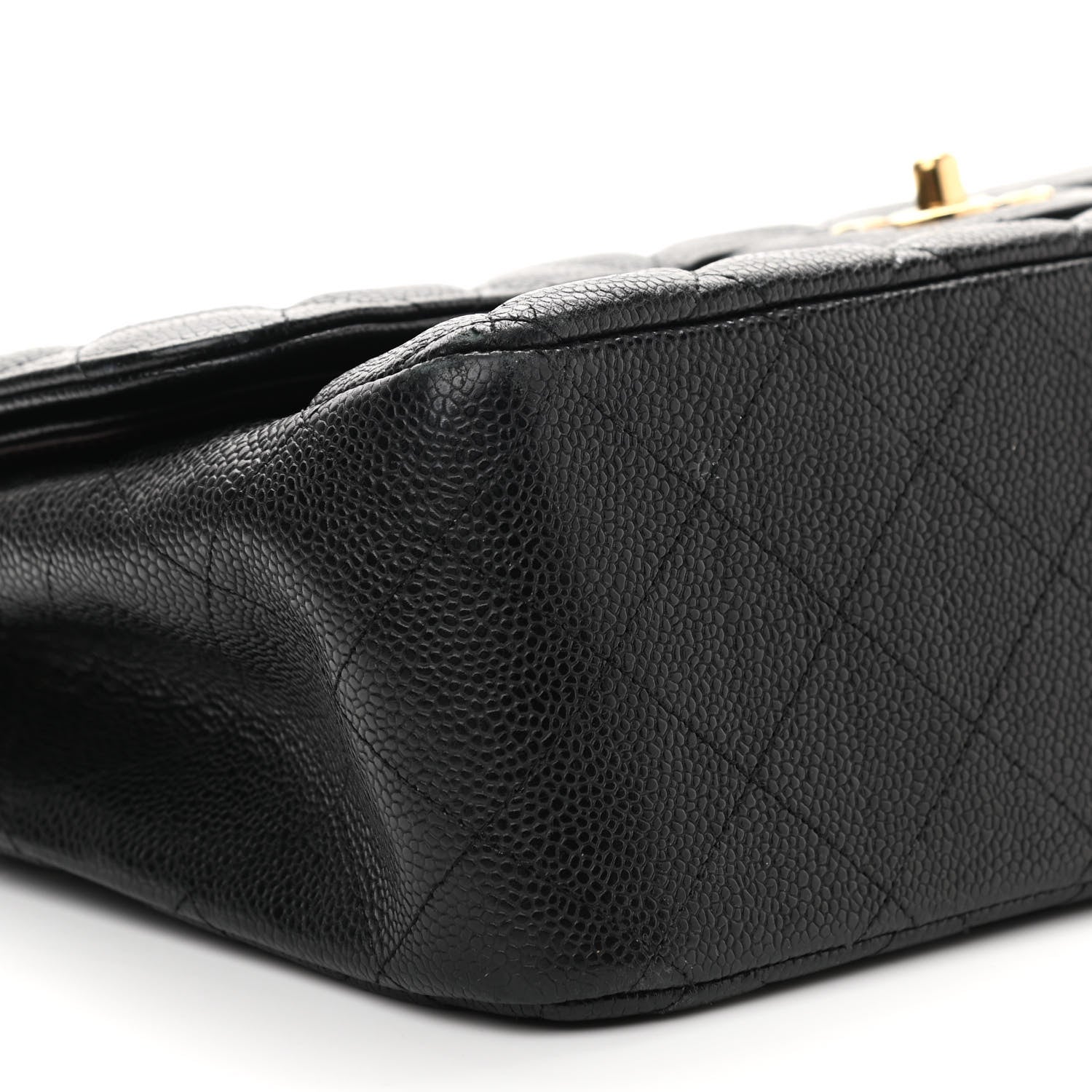Chanel Caviar Quilted Jumbo Double Flap Black 8 of 9