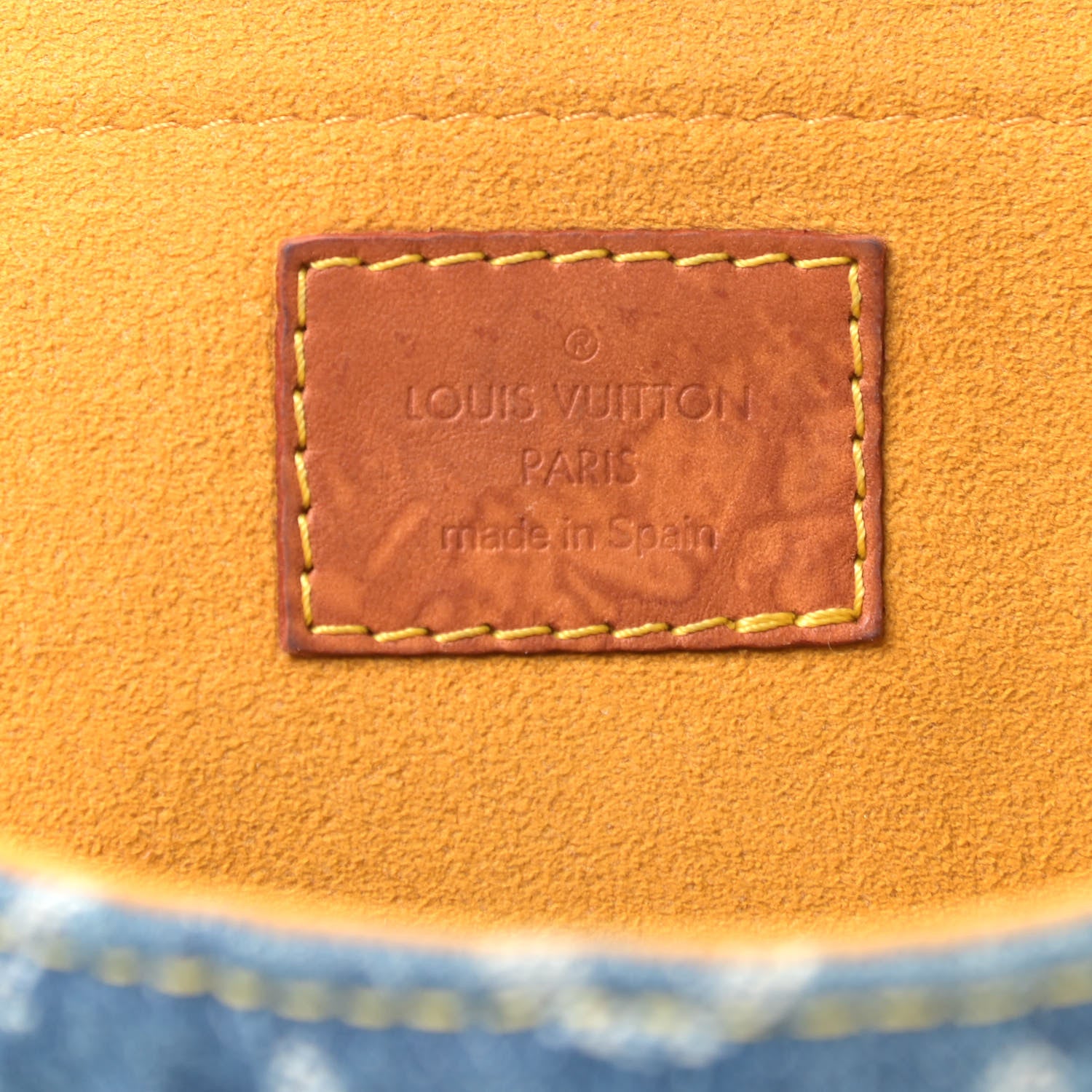 Louis Vuitton Monogram Denim Mini Pleaty Blue 8 of 10
