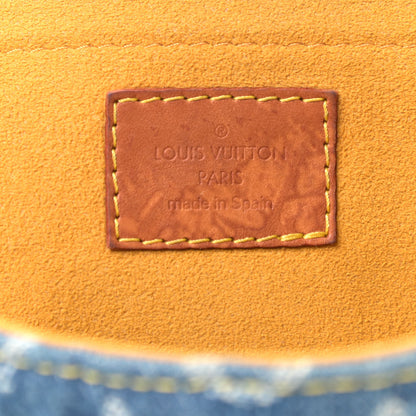 Louis Vuitton Monogram Denim Mini Pleaty Blue 8 of 10