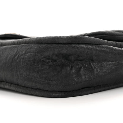 Chanel Coated Canvas Quilted Le Marais Flap Black 10 of 15