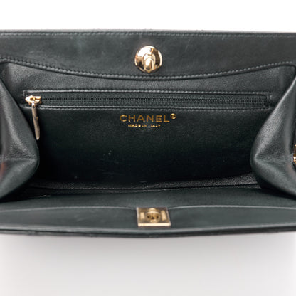 Chanel Lambskin Quilted Clutch Black 5 of 11