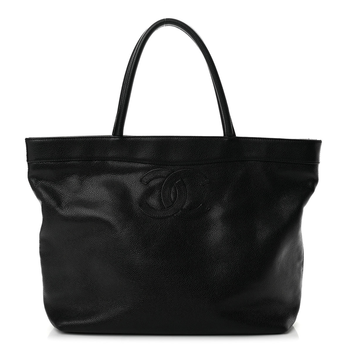 Chanel Caviar CC Timeless Tote Black 1 of 11