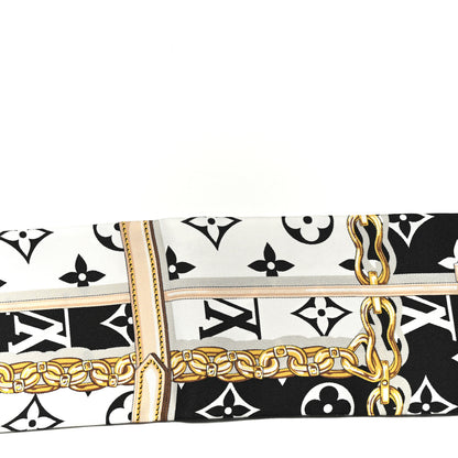 Louis Vuitton Silk Monogram Confidential Bandeau Black 3 of 4