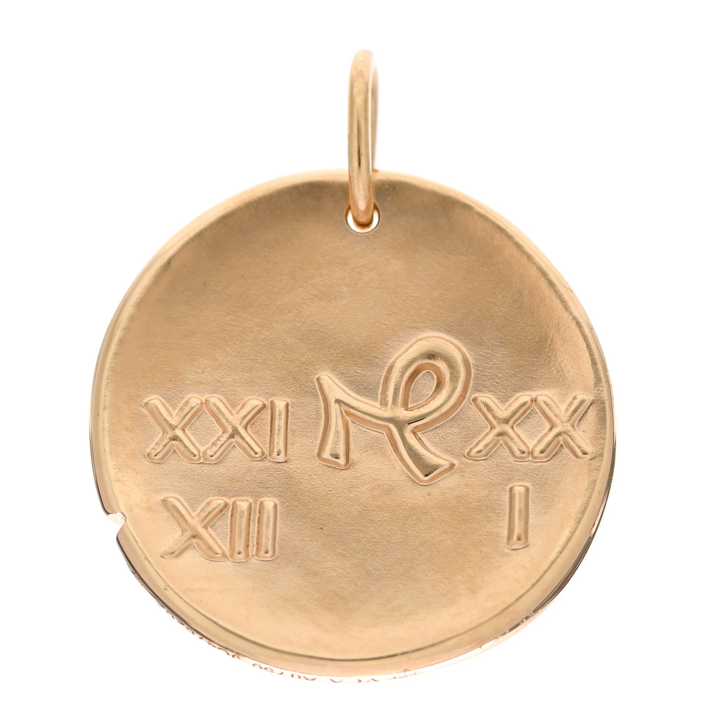 18K Yellow Gold Zodiac Capricorn Pendant