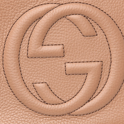 Gucci Pebbled Calfskin Small Soho Disco Bag Rose Beige 10 of 10