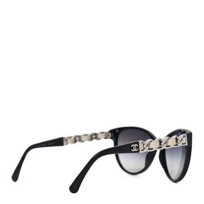 Chanel CC Chain Sunglasses 5215Q Black 4 of 6