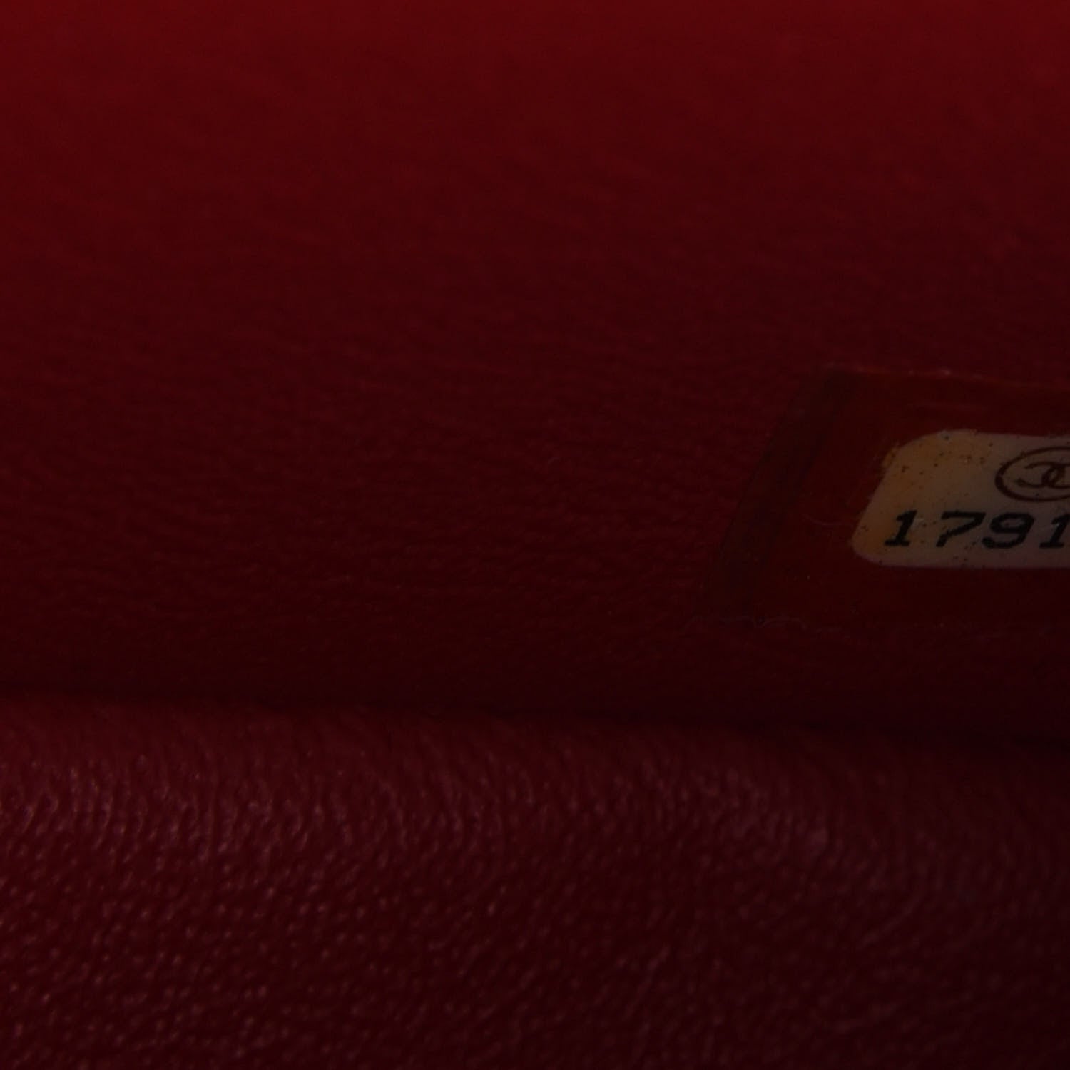 Chanel Lambskin Quilted Mini Rectangular Flap Red 7 of 10