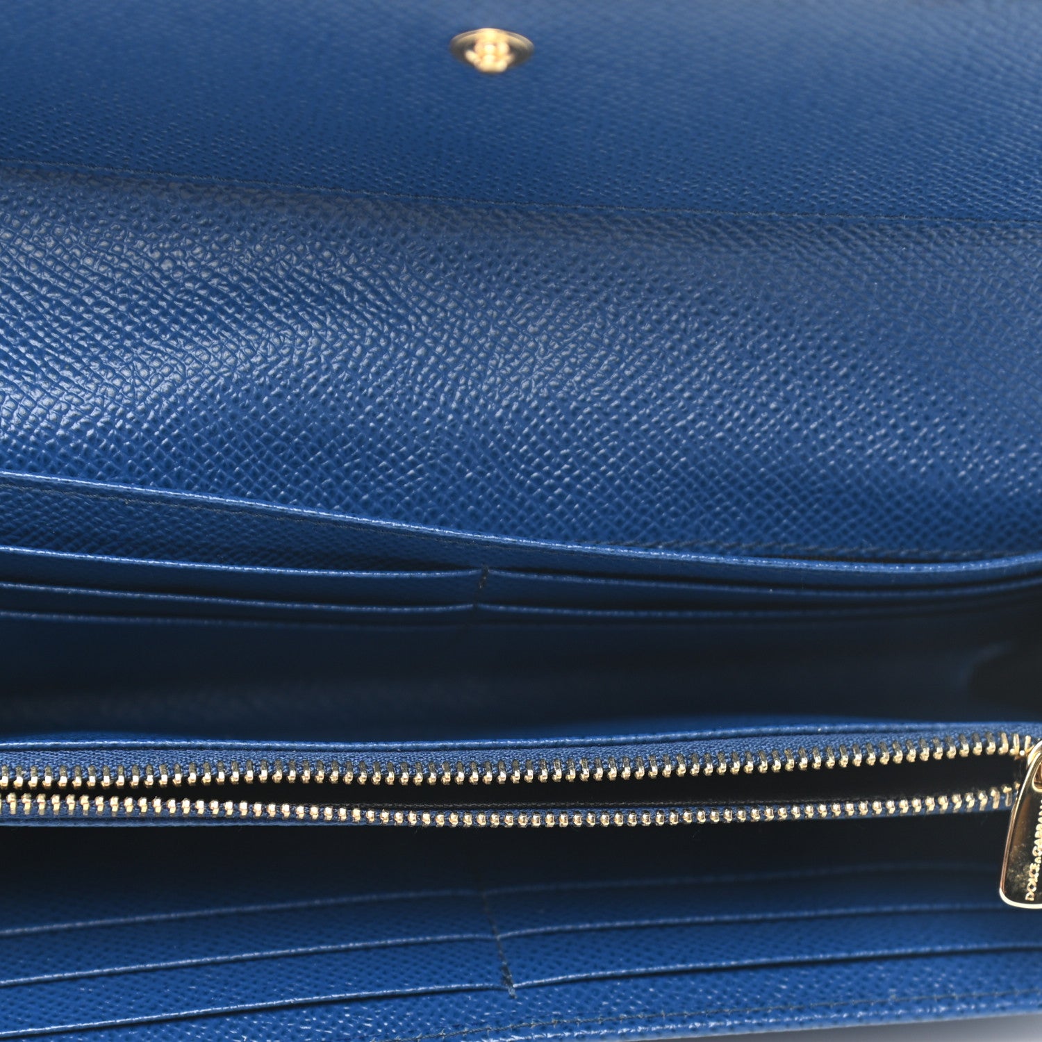 Dolce & Gabbana Dauphine Continental Flap Wallet Blue 5 of 8