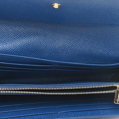Dolce & Gabbana Dauphine Continental Flap Wallet Blue 5 of 8