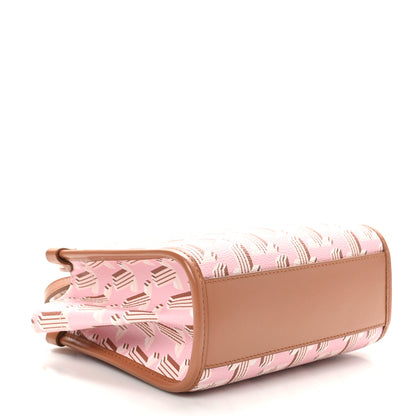 Lanvin Calfskin Canvas 3D JL Printed Nano In & Out Tote Pink 4 of 9