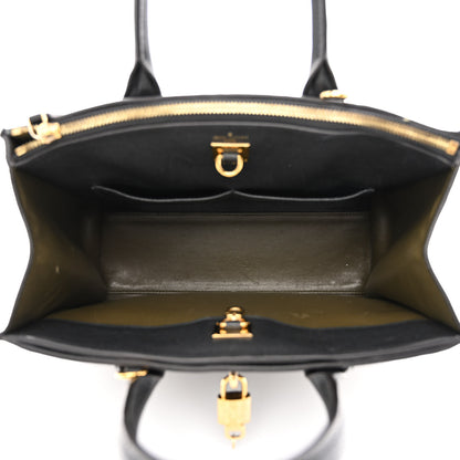 Louis Vuitton Taurillon City Steamer MM Kaki Black 5 of 13