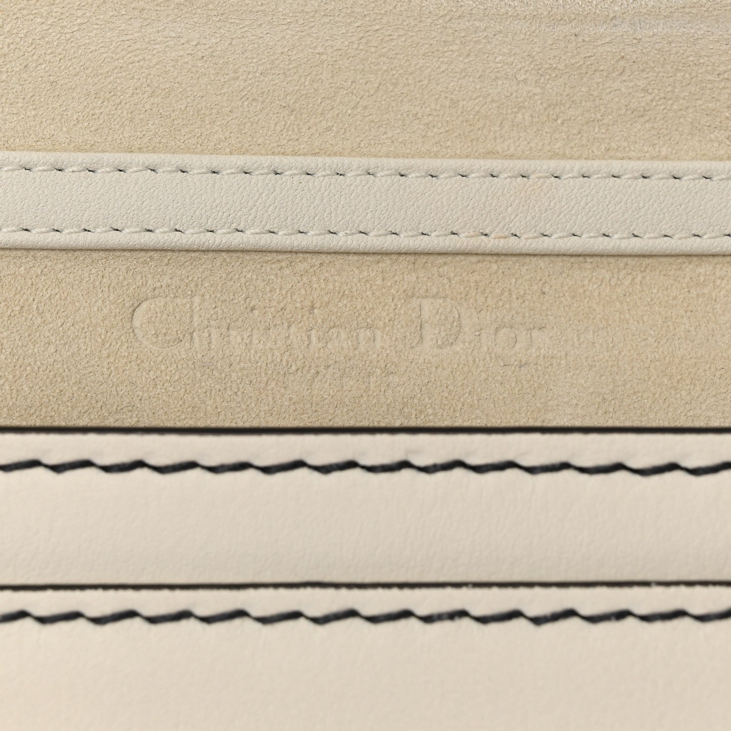 Christian Dior Calfskin J'Adior Wallet on Chain Pouch Off White 6 of 17