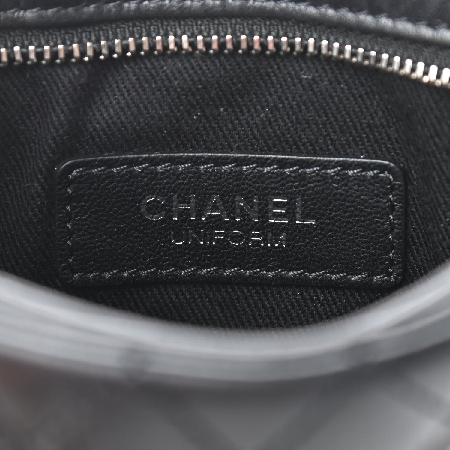 Chanel Calfskin Quilted Crossbody Bag Black 8 of 9