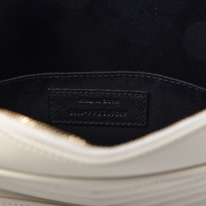 Saint Laurent Calfskin Matelasse Monogram Lou Camera Bag Crema Soft 9 of 10