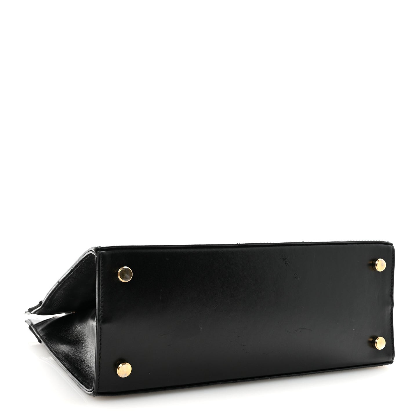 Calfskin Medium Vara Bow Top Handle Tote Black