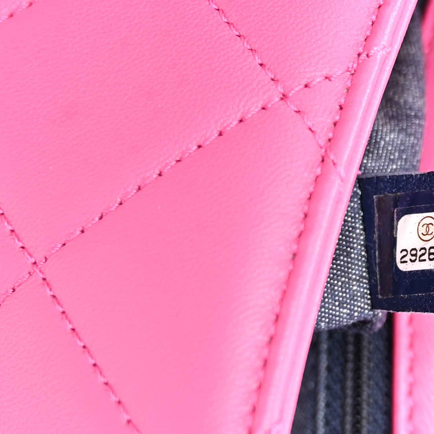 Chanel Lambskin Quilted Resin Bi-Color Chain Flap Bag Pink 7 of 13