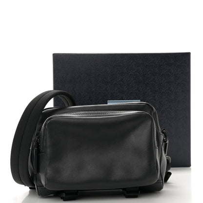 Prada Grace Lux Montagna Messenger Bag Black 11 of 11